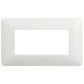 PLACCA BTICINO MATIX AM4804BBN 4 POSTI BIANCO