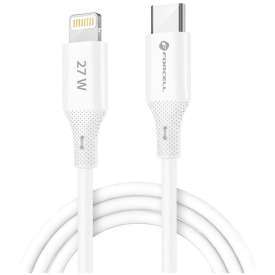 Alternative view of CAVO LIGHTNING -TIPO C CARICA VELOCE IN SILICONE ULTRA RESISTENTE PD 27W COMPATIBILE CON APPLE CARPLAY FORCELL 1MT