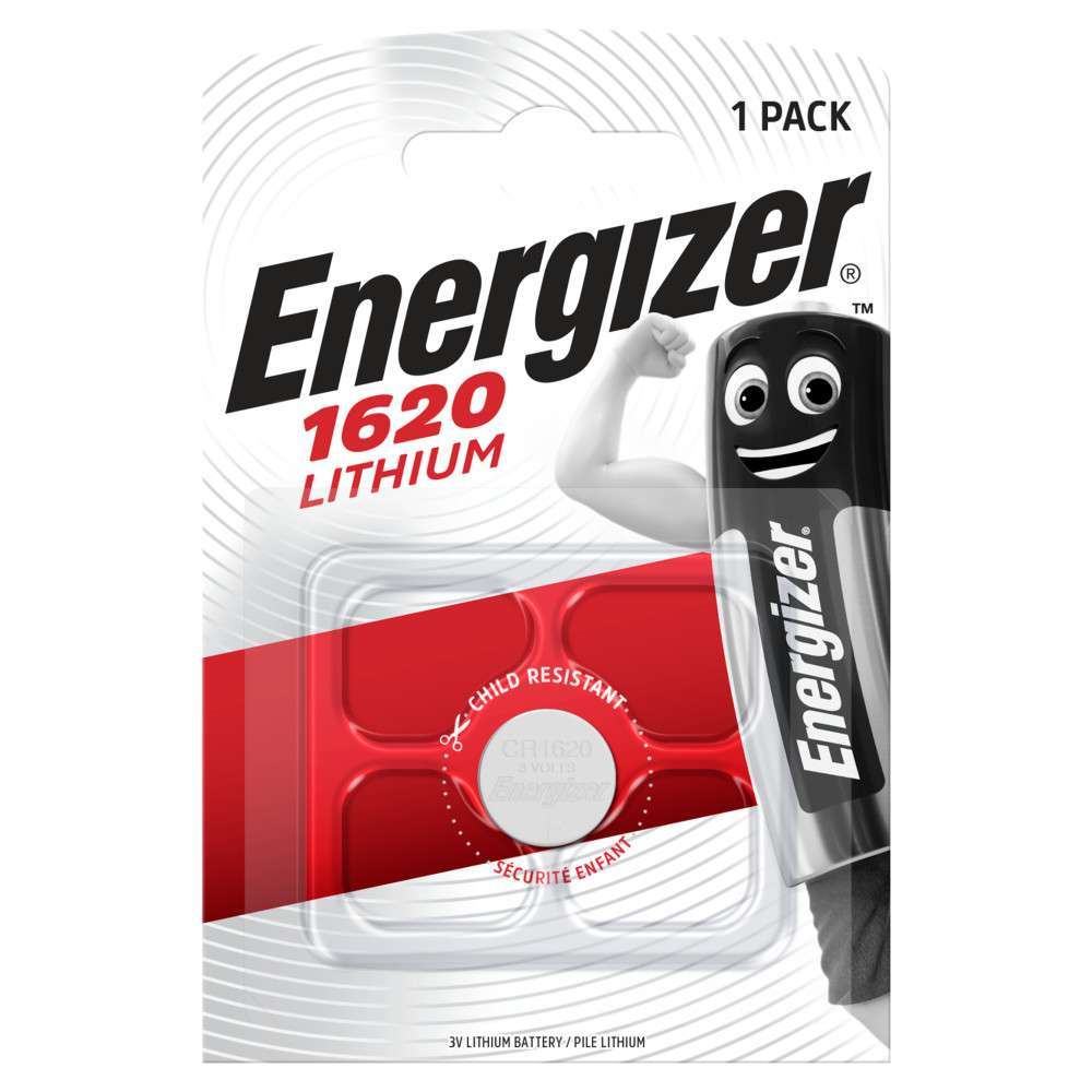 PILA CR1620 3V ENERGIZER 1 PILA CR1620 3V ENERGIZER