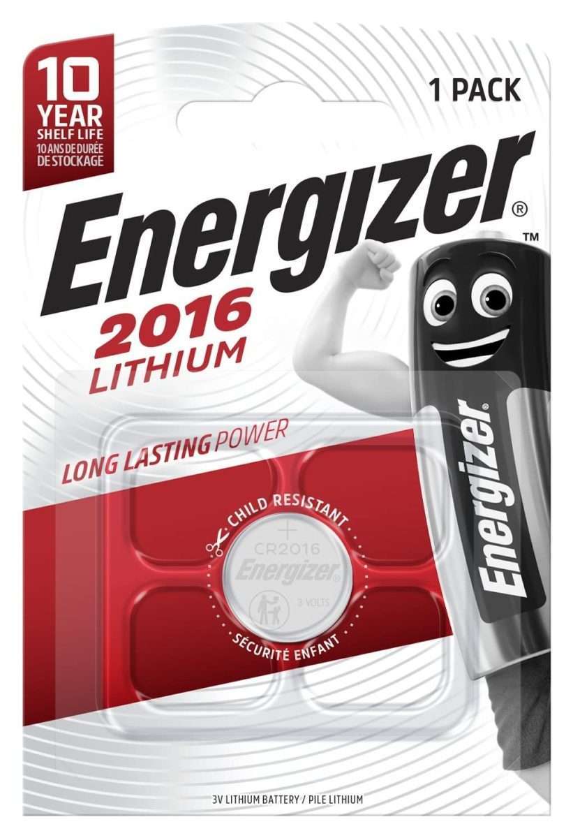 BLISTER PILA ENERGIZER CR2016 3V LITIO 1PZ 1 BLISTER PILA ENERGIZER CR2016 3V LITIO 1PZ