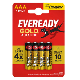 BLISTER 4 PILE MINISTILO AAA ALCALINA EVEREADY GOLD BY ENERGIZER