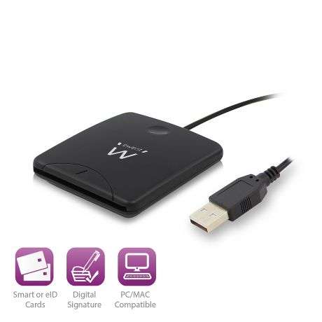 LETTORE SMART CARD USB FIRMA DIGITALE EWENT 2 LETTORE SMART CARD USB FIRMA DIGITALE EWENT - immagine 2