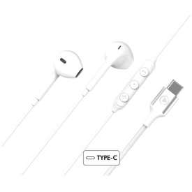 AURICOLARE CON FILO CON ATTACCO TIPO C E CAVO NYLON FORCE POWER F148131 GARANZIA A VITA AURICOLARE CON FILO CON ATTACCO TIPO C E CAVO NYLON FORCE POWER F148131 GARANZIA A VITA