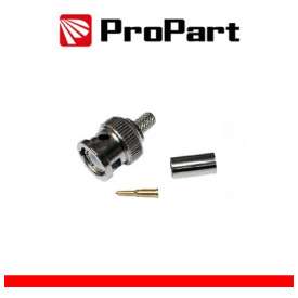 100pz x BNC a crimpare per cavo RG6