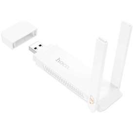 Alternative view of ADATTATORE USB WIRELESS ROUTER WIFI 6 CON INGRESSO SIM HOCO HI40