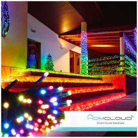 Stringa di 200 Luci decorative Smart a Led RGB-IC Wi-Fi+Bluetooth 20Metri