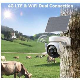 Alternative view of TELECAMERA IMOU AOV PT A BATTERIA 5MP 3K KIT WI-FI + 4G CON SIM INCLUSA