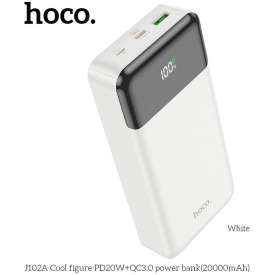 POWER BANK 20000MA CON DISPLAY E CARICA VELOCE QC3.0 PD 3A 20W J102A BIANCO POWER BANK 20000MA CON DISPLAY E CARICA VELOCE QC3.0 PD 3A 20W J102A BIANCO