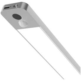 BARRA LED SOTTOPENSILE SLIM CON SENSORE PIR E CREPUSCOLARE RICARICABILE + DIMMERABILE 40CM 4000K 150LM 2,5W 450004 LINKLED