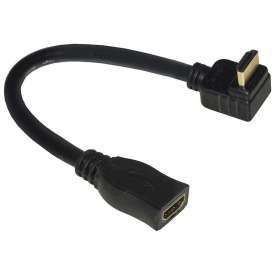 ADATTATORE HDMI MASCHIO-FEMMINA ANGOLO 90 GRADI VERSO IL BASSO CM 15 LINK ADATTATORE HDMI MASCHIO-FEMMINA ANGOLO 90 GRADI VERSO IL BASSO CM 15 LINK
