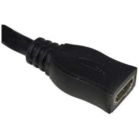Alternative view of ADATTATORE HDMI MASCHIO-FEMMINA ANGOLO 90 GRADI VERSO IL BASSO CM 15 LINK