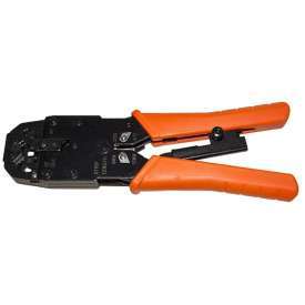 PINZA UNIVERSALE PER CRIMPARE CONNETTORI 4,6,8 POLI RJ11 RJ12 RJ45