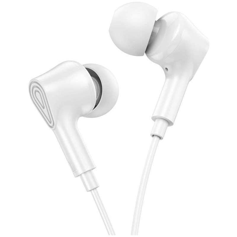 AURICOLARE UNIVERSALE JACK 3,5MM E CON MICROFONO M102 HOCO BIANCO AURICOLARE UNIVERSALE JACK 3,5MM E CON MICROFONO M102 HOCO BIANCO
