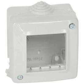 CONTENITORE DA PARETE PER 2 POSTI  ELETTROCANALI EASY SE60502