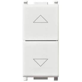 PULSANTE DOPPIO INTERBLOCCATO 10A 250V ELETTROCANALI EASY SE8037