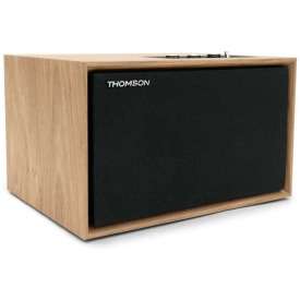 ALTOPARLANTE BLUETOOTH 5.3 + JACK 3,5MM THOMSON 50 WATT COLORE NERO-LEGNO WS302 T038964