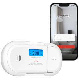 X-Sense Sensore CO-Monossido Wi-Fi a batteria sostituibile