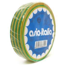 NASTRO ISOLANTE 19X25 GIALLO-VERDE ASIA ITALIA