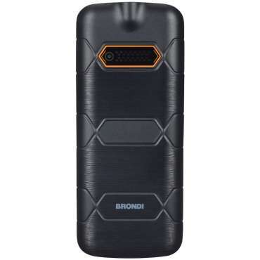 BRONDI IROX X 2,4" BLUETOOTH DUAL SIM + TORCIA RESISTENTE AGLI URTI E ALL?ACQUA IP69K NERO ITALIA SENIOR PHONE 3 ironx 1