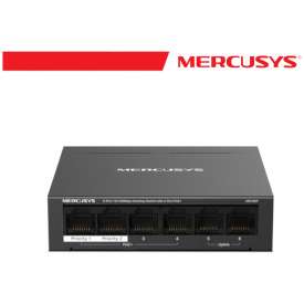 Mercusys 6-Port 10/100Mbps Desktop Switch with 4-Port PoE+ – MS106P
