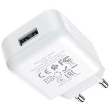 CARICABATTERIA DA RETE USB + CAVO PER LIGHTNING APPLE 2A N2 VIGOUR BIANCO HOCO 4 n2bl 1